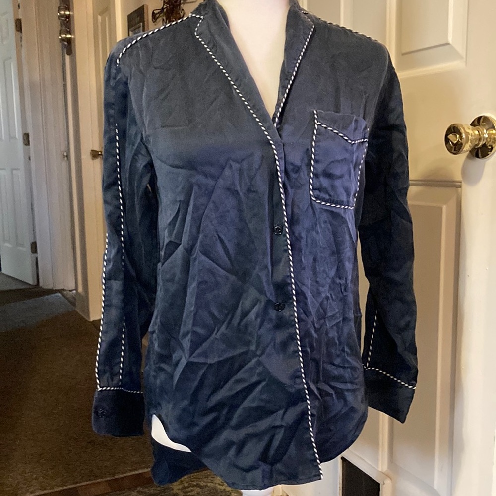 Rag & Bone Luca 100% silk blouse size XXS